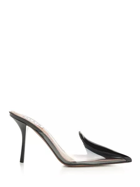Mule in pelle e PVC