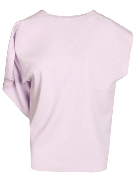 Top "ac milan" drappeggiato