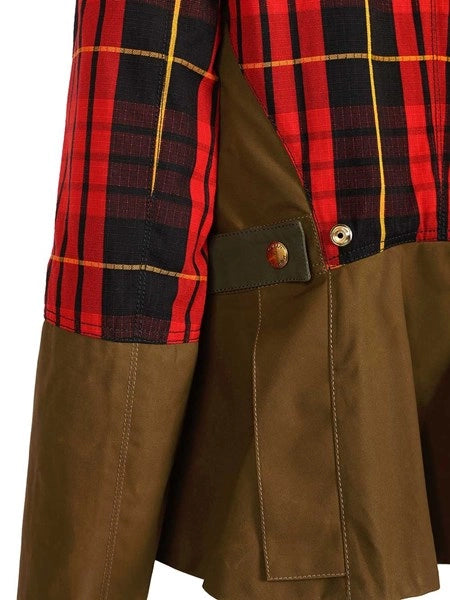 Giacca in ripstop tartan