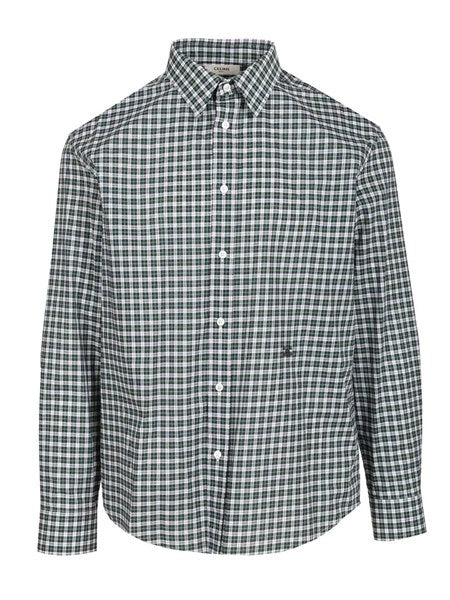 Ampia camicia in tartan