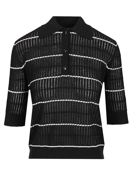 Maglia in filato di lana e seta