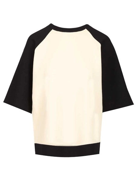 Maglia boxy in viscosa stretch