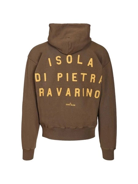 Felpa con cappuccio in cotone biologico