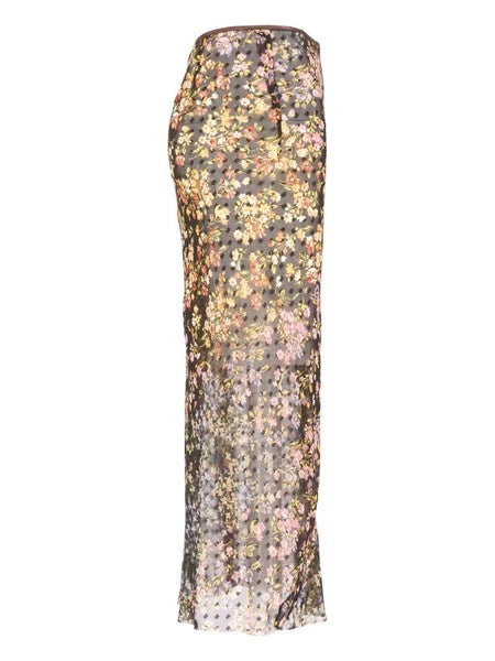 Gonna midi in jacquard