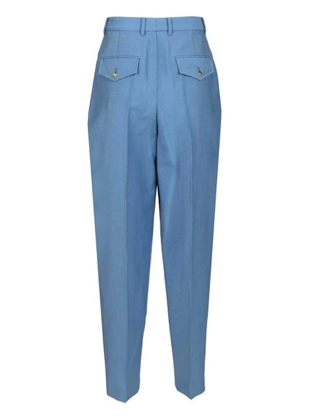 pantaloni montauk in lana e mohair