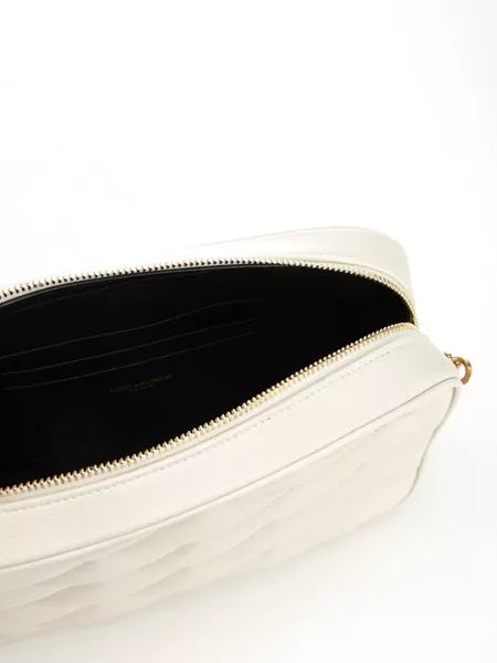 Camera bag in pelle trapuntata