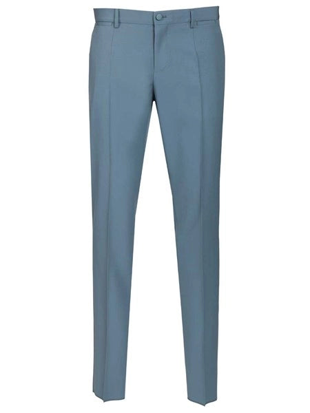 Pantaloni in popeline di lana