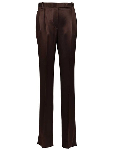 Pantaloni sartoriali in seta