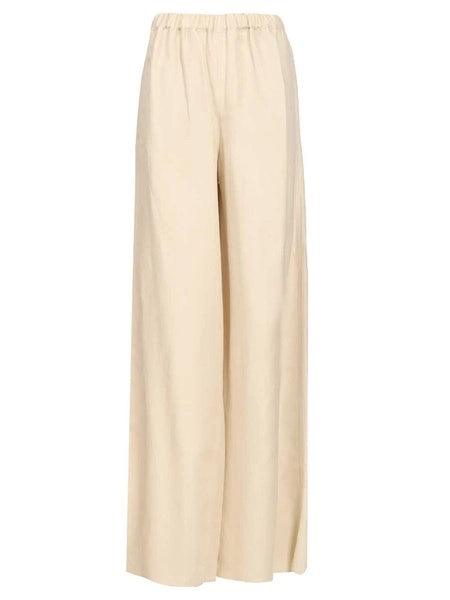 Pantalone in lino e seta