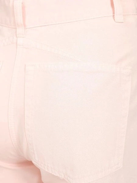 Pantaloni denim arrotondati