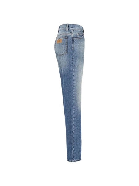 Jeans gamba larga