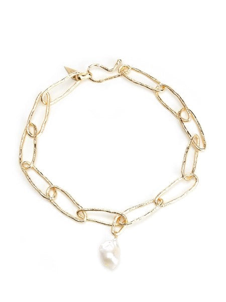 Collier scultura con perla