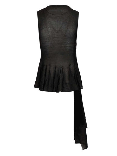 Top asimmetrico con godet