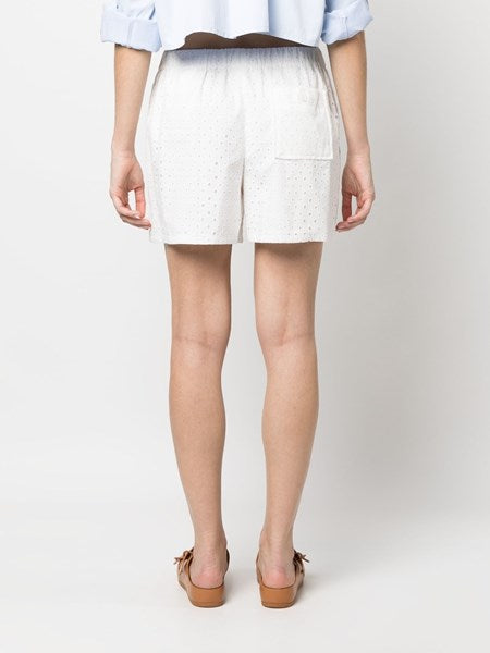 Shorts in pizzo sangallo