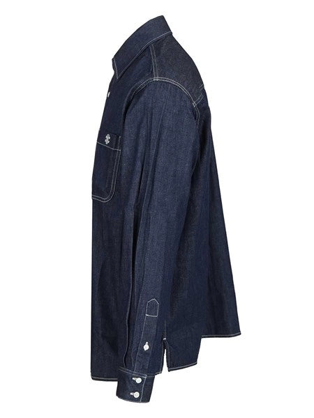 Giacca camicia in denim