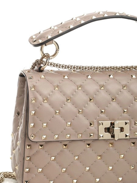 Borsa media con catena "Rockstud Spike"