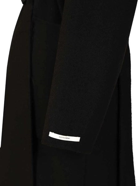 Cappotto a vestaglia in pura lana