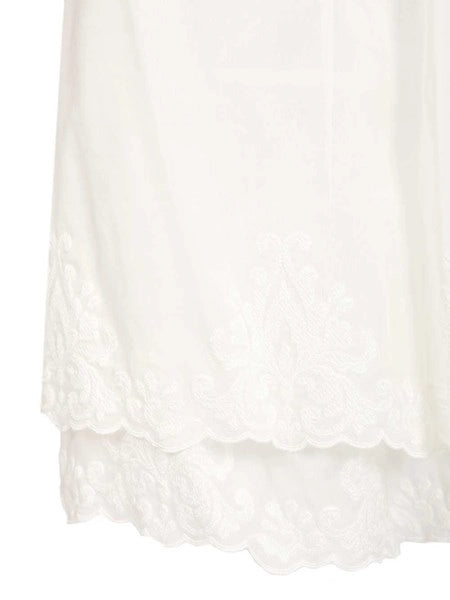 gonna lunga in voile ricamato