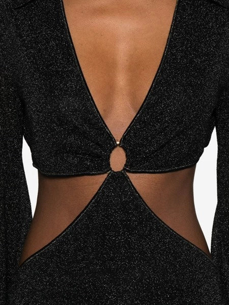 Abito lungo con cut-out Lumière