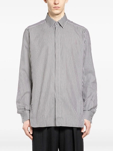 Camicia in cotone e seta