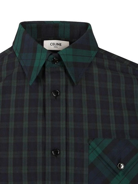 Camicia in cotone a quadri