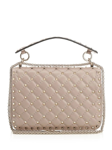 Borsa media con catena "Rockstud Spike"
