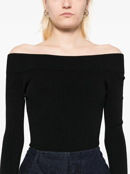 Body in maglia a coste