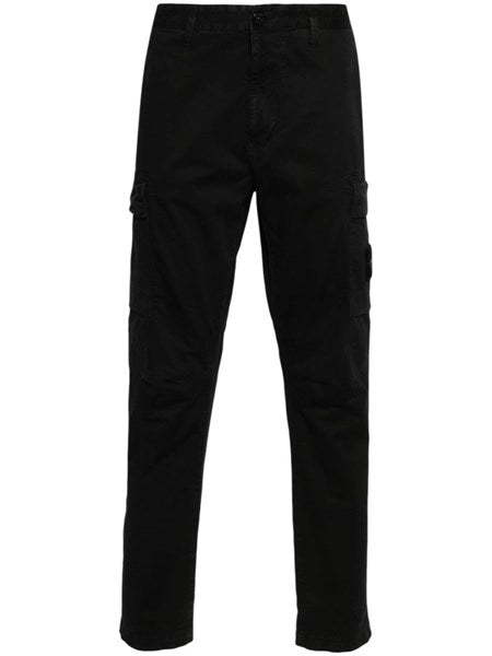 pantalone cargo in broken twill di cotone