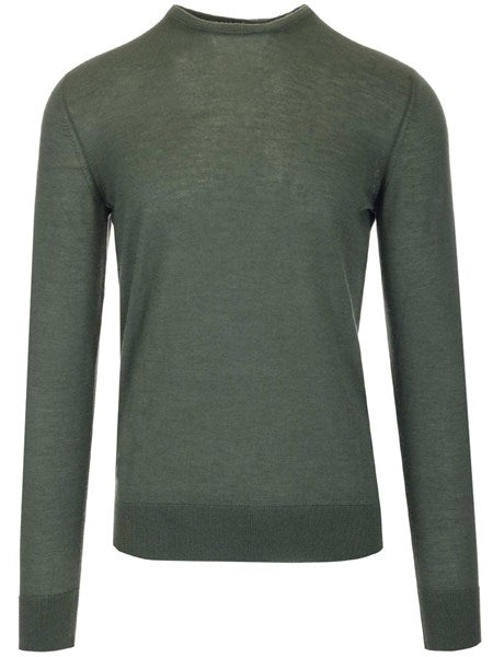 Maglia girocollo verde