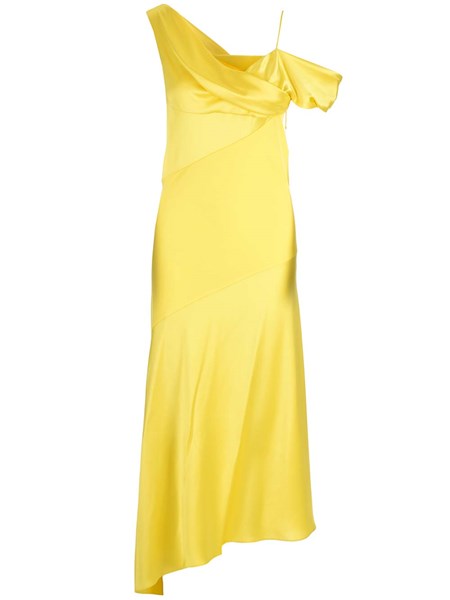 Abito midi drappeggiato