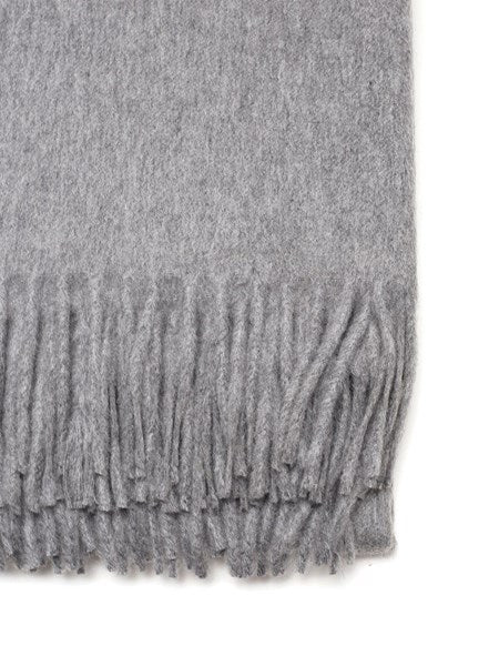 Plaid grigio in cashmere