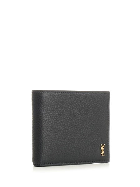 Portafoglio bifold in pelle