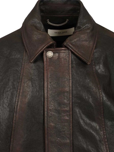 Giacca bomber in nappa