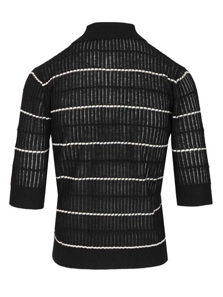 Maglia in filato di lana e seta