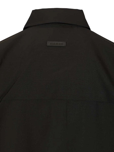 Camicia classica Oxford in lana