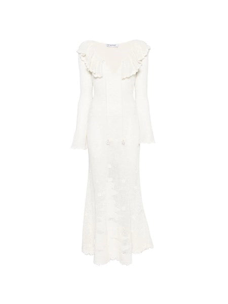 Abito midi bianco