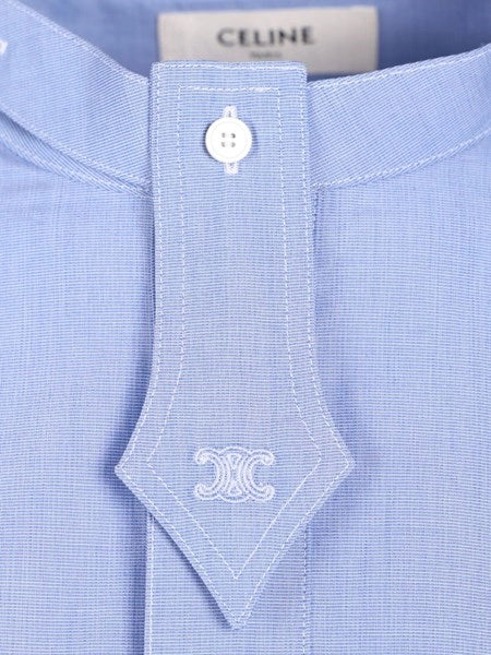 abito a camicia in popeline di cotone
