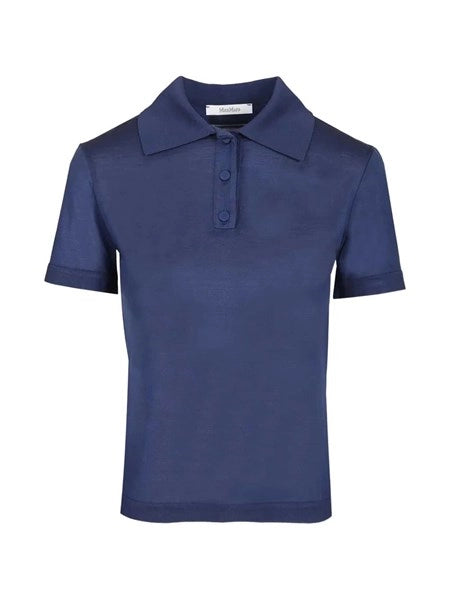 Polo in jersey di seta