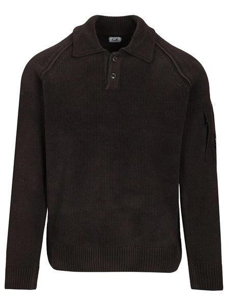 Maglia a polo in ciniglia