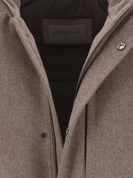 Caban in lana e cashmere