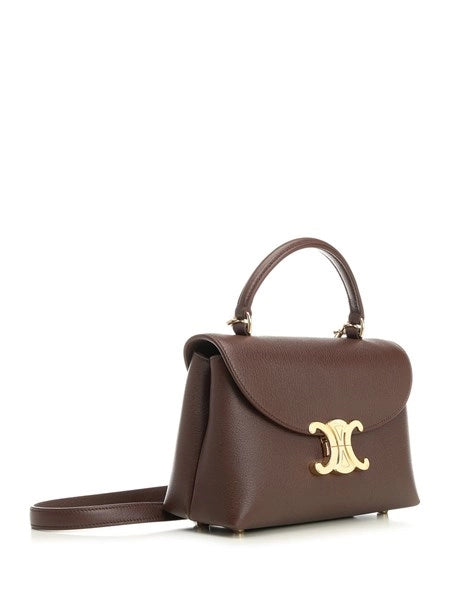 Borsa Nino Teen in pelle granata