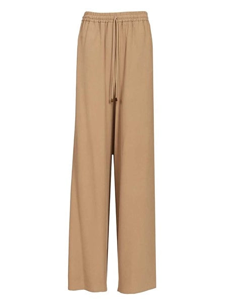 Pantalone largo in seta lavata "Genero"