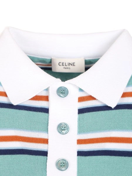 Polo in maglia a righe