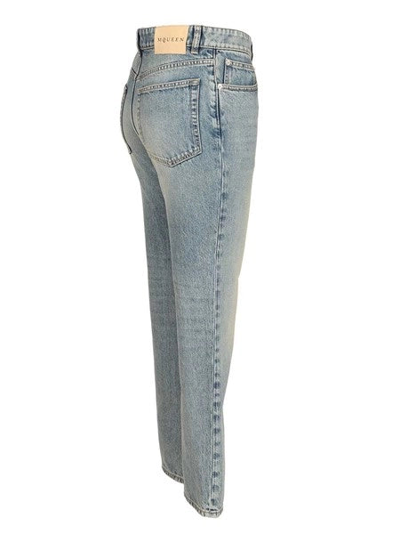 Jeans a gamba dritta