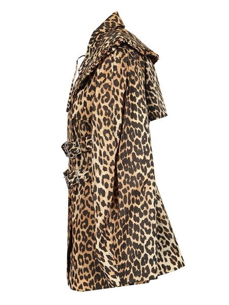 Trench corto Duchesse stampa animalier