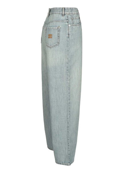 Pantaloni in denim chambray