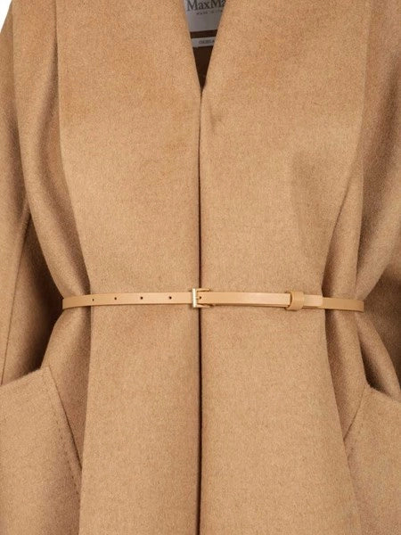 Cappotto cardigan in cammello