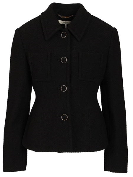Blazer corto monopetto