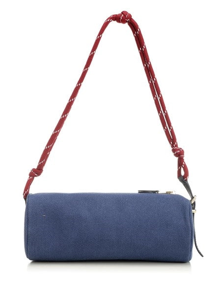 Pouch in gabardine
