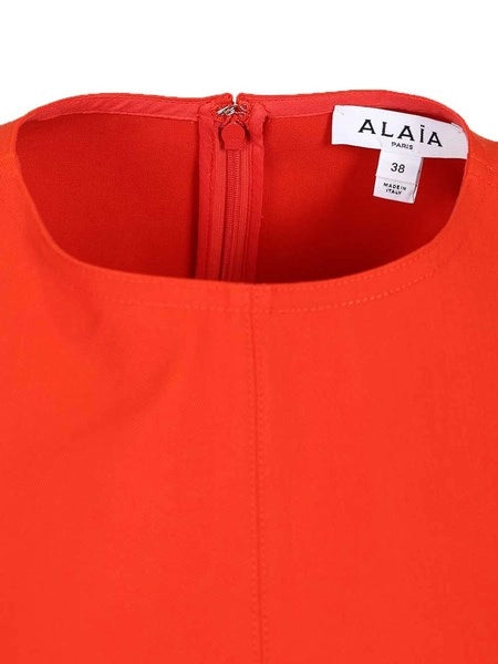 Top cropped in gabardine di cotone con fascia